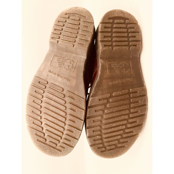 Dr. Martens Classic Boots 1460 Size 5 Cherry Red Leather 8-eye Lace Combat Doc - Picture 8 of 13